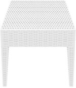 MIAMI WHITE ΤΡΑΠΕΖΙ 92Χ53Χ45εκ. ΠΟΛ/ΝΙΟΥ - Image 3