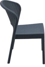 DAYTONA DARK GREY ΚΑΡΕΚΛΑ ΠΟΛ/ΝΙΟΥ 55X61X81εκ. - Image 2