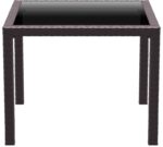 BALI BROWN 94Χ94Χ75εκ. ΤΡΑΠΕΖΙ ΜΕ ΤΖΑΜΙ ΠΟΛ/ΝΙΟΥ - Image 2