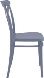 CROSS ΚΑΡΕΚΛΑ DARK GREY ΠΟΛ/ΝΙΟΥ 51Χ51Χ87εκ. - Image 3