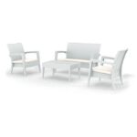 MIAMI SET WHITE ΜΕ ΜΑΞ.(1ΚΑΝ.+2ΠΟΛ+ΤΡΑΠ.92Χ53εκ.)ΠΟΛ/ΝΙΟΥ