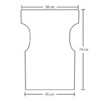 TORINO TEXTILENE 600gr ΕΚΡΟΥ ΓΙΑ ΣΚΗΝΟΘΕΤΗ 58Χ45Χ79εκ. - Image 2