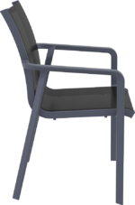 PACIFIC ΠΟΛΥΘΡΟΝΑ DARK GREY/BLACK ΠΟΛ/ΝΙΟΥ 57X62X90εκ. - Image 3