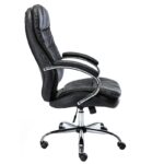 A4400 ΜΑΥΡΗ ΠΟΛΥΘΡΟΝΑ ΓΡΑΦΕΙΟΥ  68Χ75Χ56-116/65-125εκ. - Image 2