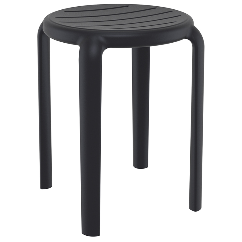 0009620 TOM 45εκ. ΣΚΑΜΠΟ BLACK ΠΟΛ/ΝΙΟΥ 34X34X45εκ. - Image 1