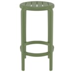 TOM 65εκ. ΣΚΑΜΠΟ OLIVE GREEN ΠΟΛ/ΝΙΟΥ 36X36X65εκ. - Image 2