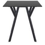 MAX ΤΡΑΠΕΖΙ 70Χ70Χ74εκ. BLACK LAMINATE 12mm - Image 2