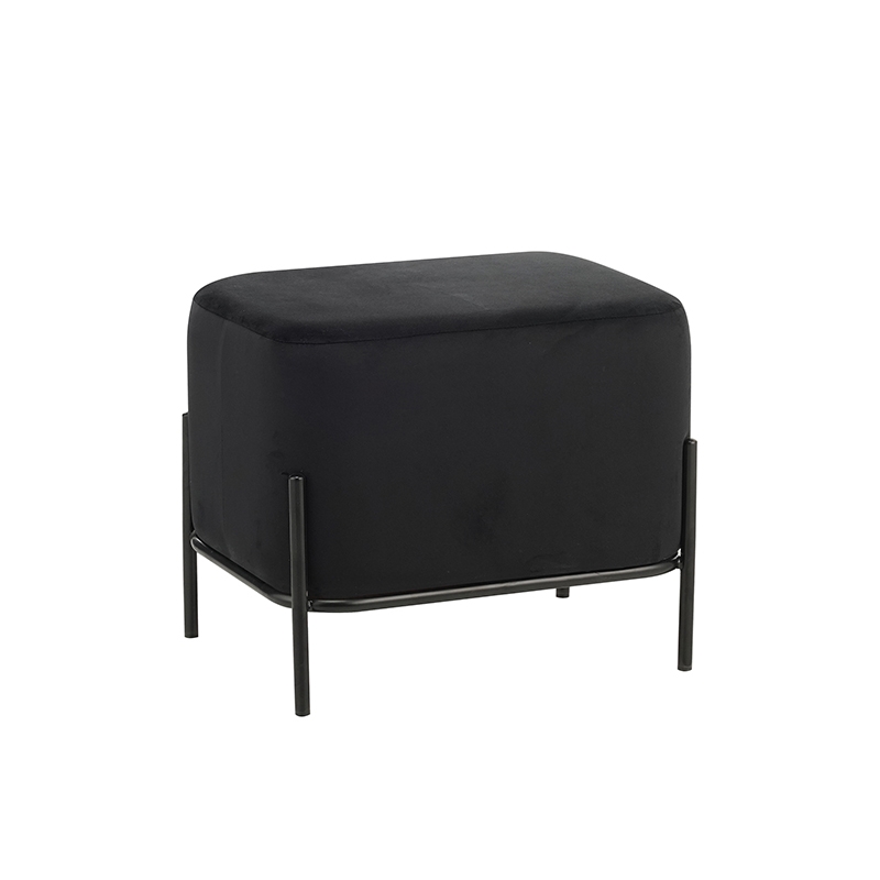 0009923 BELLA/L ΣΚΑΜΠΟ BLACK VELVET ΥΦΑΣΜΑ 48X37Χ39εκ. - Image 1