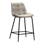 ERMINA BEIGE ΥΦΑΣΜΑ(Σ4)62εκ. ΣΚΑΜΠΟ ΜΕΤΑΛΛΙΚΟ 49Χ49Χ62-94εκ.