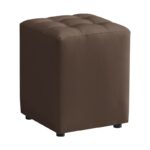 CUBE BROWN PU ΣΚΑΜΠΟ 35X35X42εκ. - Image 2