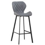 MARTIN ΓΚΡΙ ΥΦΑΣΜΑ(Σ2)73εκ.ΣΚΑΜΠΟ ΜΕΤΑΛΛΙΚΟ 45X49X73-106εκ.