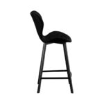 MARTIN ΜΑΥΡΟ ΥΦΑΣΜΑ(Σ2)66εκ. ΣΚΑΜΠΟ ΜΕΤΑΛΛΙΚΟ 45X49X66-98εκ. - Image 2