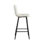 NORA OFF WHITE ΥΦΑΣΜΑ(Σ4)72εκ. ΣΚΑΜΠΟ ΜΕΤΑΛΛΙΚΟ 47X49X72-104εκ. - Image 2