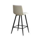 NORA OFF WHITE ΥΦΑΣΜΑ(Σ4)72εκ. ΣΚΑΜΠΟ ΜΕΤΑΛΛΙΚΟ 47X49X72-104εκ. - Image 3