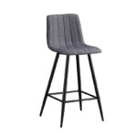 NERO ΓΚΡΙ ΥΦΑΣΜΑ(Σ4)72εκ. ΣΚΑΜΠΟ ΜΕΤΑΛΛΙΚΟ 47X49X72-104εκ.