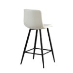 NERO OFF WHITE ΥΦΑΣΜΑ(Σ4)72εκ. ΣΚΑΜΠΟ ΜΕΤΑΛΛΙΚΟ 47X49X72-104εκ. - Image 3