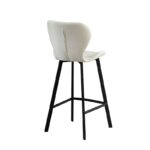 MARTIN OFF WHITE ΥΦΑΣΜΑ(Σ2)73εκ.ΣΚΑΜΠΟ ΜΕΤΑΛΛΙΚΟ 45X49X73-106εκ. - Image 3