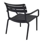 PARIS LOUNGE BLACK ΠΟΛ/ΝΑ ΠΟΛ/ΝΙΟΥ 68X70X76εκ. - Image 2