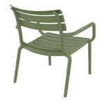 PARIS LOUNGE OLIVE GREEN ΠΟΛ/ΝΑ ΠΟΛ/ΝΙΟΥ 68X70X76εκ. - Image 2