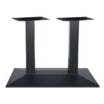 LIMA 70Χ40Χ72εκ.(Π/Ρ)ΜΑΚΡ/ΝΗ ΒΑΣΗ ΜΕΤΑΛΛΙΚΗ ΜΕ ΡΕΓ/ΡΟΥΣ ΜΑΥΡΗ