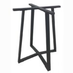 BISTRO 60X60X72εκ. ΒΑΣΗ ΜΕΤΑΛΛΙΚΗ ΜΕ ΡΕΓ/ΡΟΥΣ ΜΑΥΡΗ