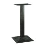 SNACK ΜΕΣΑΙΟΥ(Π/Ρ)ΥΨΟΥΣ ΒΑΣΗ ΜΑΝΤΕΜΙ 45Χ45Χ98εκ. ΜΕ ΡΕΓ/ΡΟΥΣ ΜΑΥΡΗ