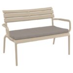 PARIS ΜΑΞΙΛΑΡΙ ΚΑΝΑΠΕ 100Χ50Χ5εκ. L.BROWN - Image 3