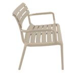 PARIS ΚΑΝΑΠΕΣ TAUPE 116X70X75εκ. ΠΟΛ/ΝΙΟΥ - Image 3