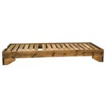 KORAL ΞΑΠΛΩΣΤΡΑ ΞΥΛ. 77X214X29εκ. ΚΑΡΥΔΙ - Image 2