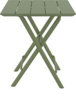 HELEN OLIVE GREEN 60Χ60X74εκ. ΤΡΑΠΕΖΙ ΠΤΥΣ/ΝΟ ΠΟΛ/ΝΙΟΥ - Image 2