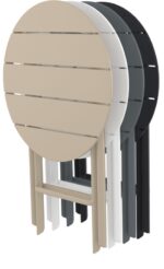 HELEN BLACK Φ60X74εκ. ΤΡΑΠΕΖΙ ΠΤΥΣ/ΝΟ ΠΟΛ/ΝΙΟΥ - Image 3