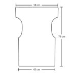 TORINO TEXTILENE 600gr ΓΚΡΙ ΓΙΑ ΣΚΗΝΟΘΕΤΗ 58Χ45Χ79εκ. - Image 2