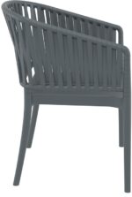 PORTOFINO DARK GREY ΠΟΛΥΘΡΟΝΑ ΠΟΛ/ΝΙΟΥ 58X58X80εκ. - Image 3