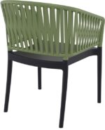 PORTOFINO BLACK/OLIVE GREEN ΠΟΛΥΘΡΟΝΑ ΠΟΛ/ΝΙΟΥ 58X58X80εκ. - Image 2