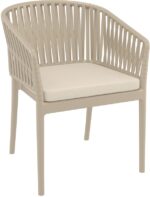 PORTOFINO ΜΑΞΙΛΑΡΙ ΚΑΘΙΣΜΑΤΟΣ BEIGE 48X50X5εκ. - Image 3