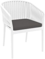 PORTOFINO ΜΑΞΙΛΑΡΙ ΚΑΘΙΣΜΑΤΟΣ DARK GREY 48X50X5εκ. - Image 3