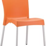 JULIETTE ORANGE ΚΑΡΕΚΛΑ ΠΟΛ/ΝΙΟΥ/ΑΛΟΥΜ. 48Χ53Χ83εκ.