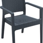 IBIZA DARK GREY ΠΟΛΥΘΡΟΝΑ ΠΟΛ/ΝΙΟΥ 58Χ59Χ87εκ.