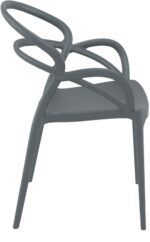 MILA DARK GREY ΠΟΛΥΘΡΟΝΑ ΠΟΛ/ΝΙΟΥ 57Χ56Χ82εκ. - Image 3