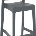 MAYA 75εκ. ΣΚΑΜΠΟ DARK GREY ΠΟΛ/ΝΙΟΥ 45Χ51Χ108εκ.