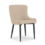 LION BEIGE ΥΦΑΣΜΑ(Σ2)ΚΑΡΕΚΛΑ ΜΕΤΑΛΛΙΚΗ 48X55X86εκ.