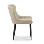 LION BEIGE ΥΦΑΣΜΑ(Σ2)ΚΑΡΕΚΛΑ ΜΕΤΑΛΛΙΚΗ 48X55X86εκ. - Image 3