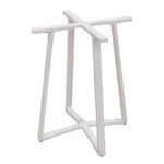 BISTRO 60X60X72εκ. WHITE ΒΑΣΗ ΜΕΤΑΛΛΙΚΗ ΜΕ ΡΕΓ/ΡΟΥΣ