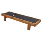 LEDA ΞΑΠΛΩΣΤΡΑ ΞΥΛ./TEXTILENE 2X2 60X200X35εκ. ΚΑΡΥΔΙ - Image 2