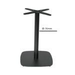 FLAT-S 50Χ50Χ72εκ.(Σ)ΒΑΣΗ ΜΕΤΑΛΛΙΚΗ 16kg ΜΑΥΡΗ