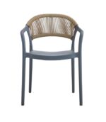 BERY DARK GREY ΠΟΛΥΘΡΟΝΑ ΠΟΛ/ΝΙΟΥ 57X54X81εκ. - Image 2