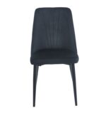 OLIVIA BLACK VELVET ΥΦΑΣΜΑ ΚΑΡΕΚΛΑ ΜΕΤΑΛΛΙΚΗ 46(59)X58X85εκ. - Image 2