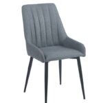 JULIA GREY ΥΦΑΣΜΑ ΚΑΡΕΚΛΑ ΜΕΤΑΛΛΙΚΗ 49(56)Χ59Χ90εκ.