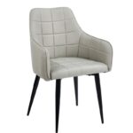 CAMERON L. BEIGE ΥΦΑΣΜΑ ΠΟΛΥΘΡΟΝΑ ΜΕΤΑΛΛΙΚΗ 58X56X87εκ.