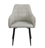 CAMERON L. BEIGE ΥΦΑΣΜΑ ΠΟΛΥΘΡΟΝΑ ΜΕΤΑΛΛΙΚΗ 58X56X87εκ. - Image 2